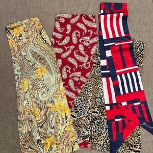 Colorful Patterned Scarves Set